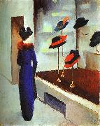 August Macke Milliner's Shop china oil painting artist